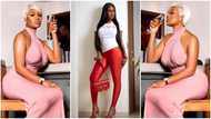“The body”: Photos of Sandra Ankobiah showing off her beauty and thick curves leave fans drooling