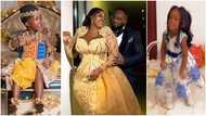 Video of Tracey Boakye's daughter Nhyira emerges; fans say girl was missing in mum's wedding visuals