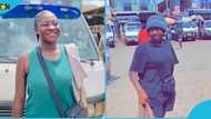 Ghanaian lady delights as she becomes a Trotro mate, works with joy in adorable video