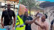 Dutch officer recognises Ras Nene's team from TV, funny video melts hearts