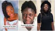 Video of young lady's complete change in looks after getting pregnant stirs reactions