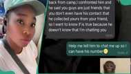 Chat leaks as suspicious girlfriend queries female corper who snapped with her man in camp