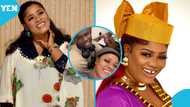 Obaapa Christy's son performs with his mum, gets applauded by Uncle Ato, others