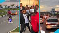 Shatta Wale Arrives in Kumasi for Sarkodie's Rapperholic Concert, Huge Convoy Causes Traffic