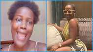 Latest video Of Deborah Adablah showing her natural face and hair sparks reactions online