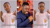Little Ghanaian kid joins Aseda challenge, sings with passion; cute video gets 1.3 million views
