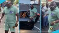 Bukom Banku leaves GH for UK, arrives in London for holidays, gets excited in video