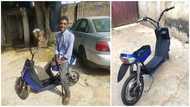 Talented graduate builds bike that runs only on electricity; stunning photos pop up