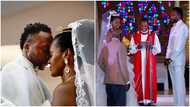 Power Couple: Nini Amerlise & B'Kem get married; elegant pair get peeps brimming with smiles as photos from plush ceremony surface