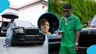 Shatta Wale allows fan into his newly acquired Rolls Royce Cullinan, mocks Stonebwoy