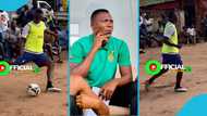 Black Stars deputy coach displays epic football skills at 'Sakora' park (Video)