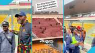 Buzstop Boys Clean Accra Sports Stadium for Ghana Premier League 25/26 Opener