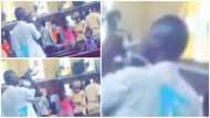 Man spotted taking communion bread with soda during church service; goes viral