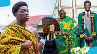 Otumfuo's son steals spotlight at high-profile school event in the US, photo emerge