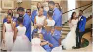 Groom cries as he adopts bride’s children on the altar on their wedding day