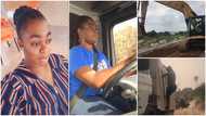 Ghanaian lady who drives heavy-duty cars & excavators inspires many with her works