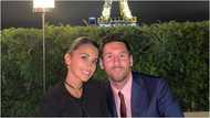 PSG superstar Messi poses with wife Antonela Roccuzzo in Paris with Eiffel Tower in the background