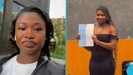 Young lady ditches Ghanaian passport, takes an oath to become a Dutch citizen