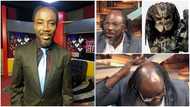 Ghanaian actor Big Akwes explains the meaning of his signature hairstyle on United Showbiz; "The Lord is my barber