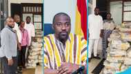 John Dumelo donates 500 bags of rice to University of Ghana students facing hardships