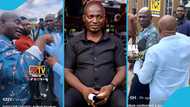 Tense scene as Appiah Stadium gets into heated public confrontation with Mahama appointee at airport, video
