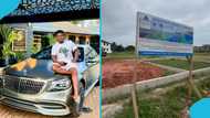 Wode Maya: Ghanaian YouTuber begins construction of a multipurpose sports complex for alma mater