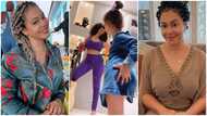 Too cute: Nadia Buari’s little daughter teaches her how to pose for camera, photos warm hearts