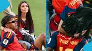 Touching moment as Lamine Yamal celebrates World Cup win with girlfriend Ines Garcia, video emerges