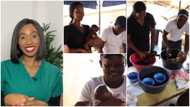 Lady organises class for men, teaches them how to bathe babies, change diapers, video goes viral