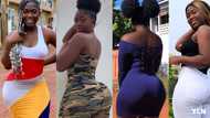 11 photos of the pretty Ghanaian model whose curvy body and 'tundra' is a talk on social media