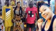 Nana Agradaa freed; video shows her shopping with her husband at Osebo's boutique