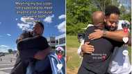 Adopted man meets biological dad and family after several years, touching video goes viral: "He was lucky"