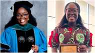 GH lady who moved to US becomes 1st in her family to earn master's in medicine; drops beautiful photos