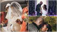 The gorgeous wife of Ghanaian actor Pascal Aka dresses down decently for their star-studded white wedding