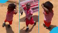 Ghana at 68: Adorable little boy leads his school parade, video evokes laughter