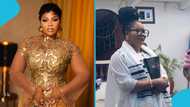 Agradaa laughs at Empress Gifty for not being able to stand up after squatting: “Noko beef”