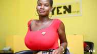4 beautiful photos of the 22-year-old Ghanaian model with the largest & heaviest 'melons