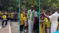 School kids chant Sarkodie's name while on excursion at Manhyia palace, wholesome moment trends