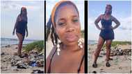 African-American lady calls it a disgrace after visiting beach in Accra and finding it dirty