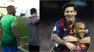 Barcelona legends Lionel Messi and Davi Alves reunite despite Brazil vs Argentina fracas
