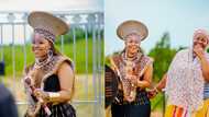 Curvy woman heats up social media with stunning traditional wedding photos
