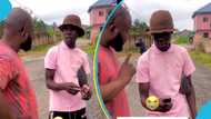 Street hawker laments over hardship in emotional video : "I don't have even GH¢1 in my momo account"