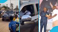 Ibrahim Mahama drives his brother John Mahama around in state vehicle, causes stir
