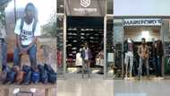 Young graduate who started selling shoes on street shows off his massive clothing shops