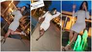 Lady falls into a pool & destroys fence while trying to take a perfect picture; video goes viral