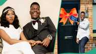 Nigerian couple who lives in the UK gets key to their own house after 3 years of relocation