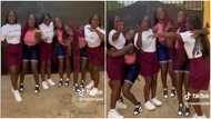 6 ladies looking the same reveal they are two sets of triplets from the same parents, video goes viral