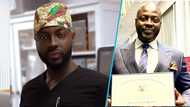 Liberian president George Weah awards US-Ghanaian surgeon Dr. Obeng with Global Excellence Award