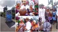 Man gets married to 2 beautiful ladies same day; sprayed with money at wedding