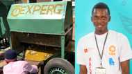Daniel Amoshie: Ashesi engineering student invents cocoa pod breaking machine & wins in competition